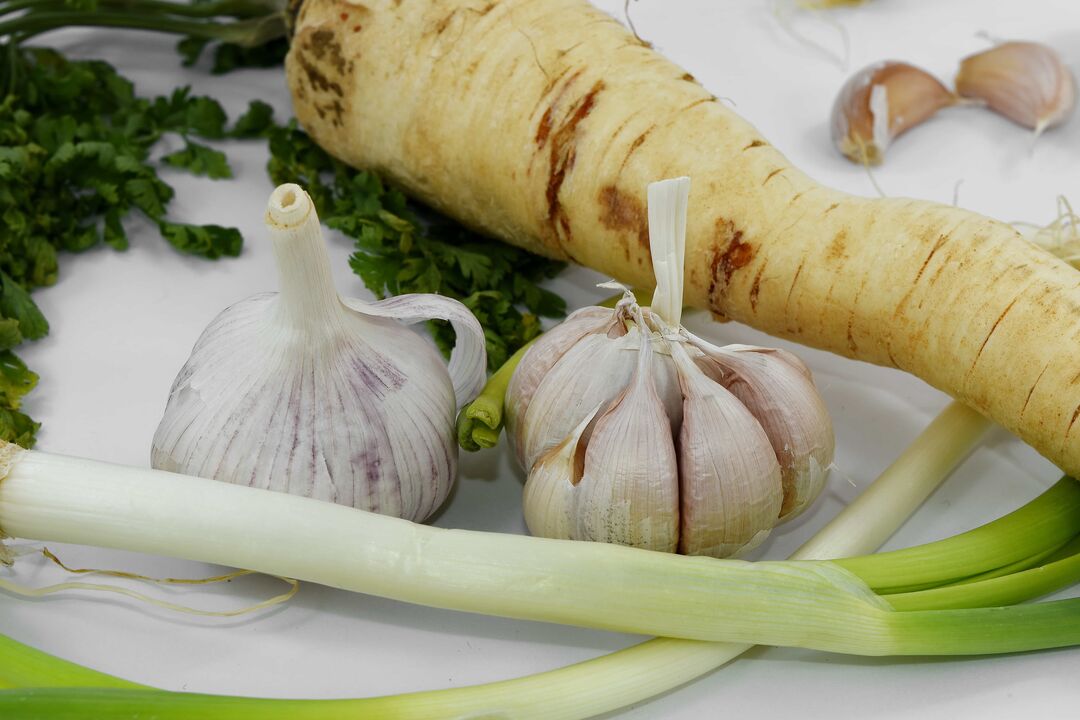 Garlic and horseradish fight against parasites